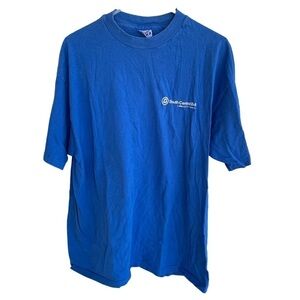 Vintage Tee Shirt South Central Bell South Mens Adult Size XL Blue 90s